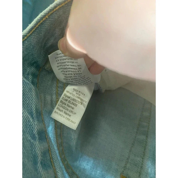 SLVRLAKE London Crop Jeans in Broken Dreams Size 24 - Picture 12 of 13